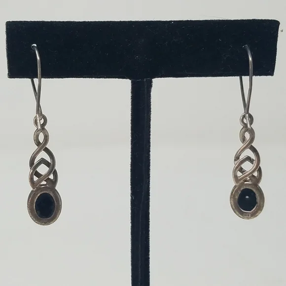 Sterling silver .925 earring yellow Baltic amber - Picture 5 of 5